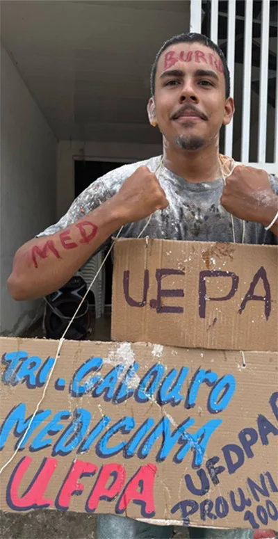 Depoimento de aluno aprovado
