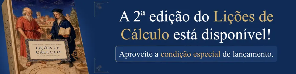 Lições de Cálculo, 2ª edição, disponível