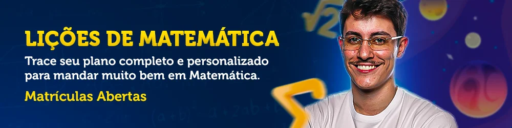 Lições de Matemática — plano completo e personalizado