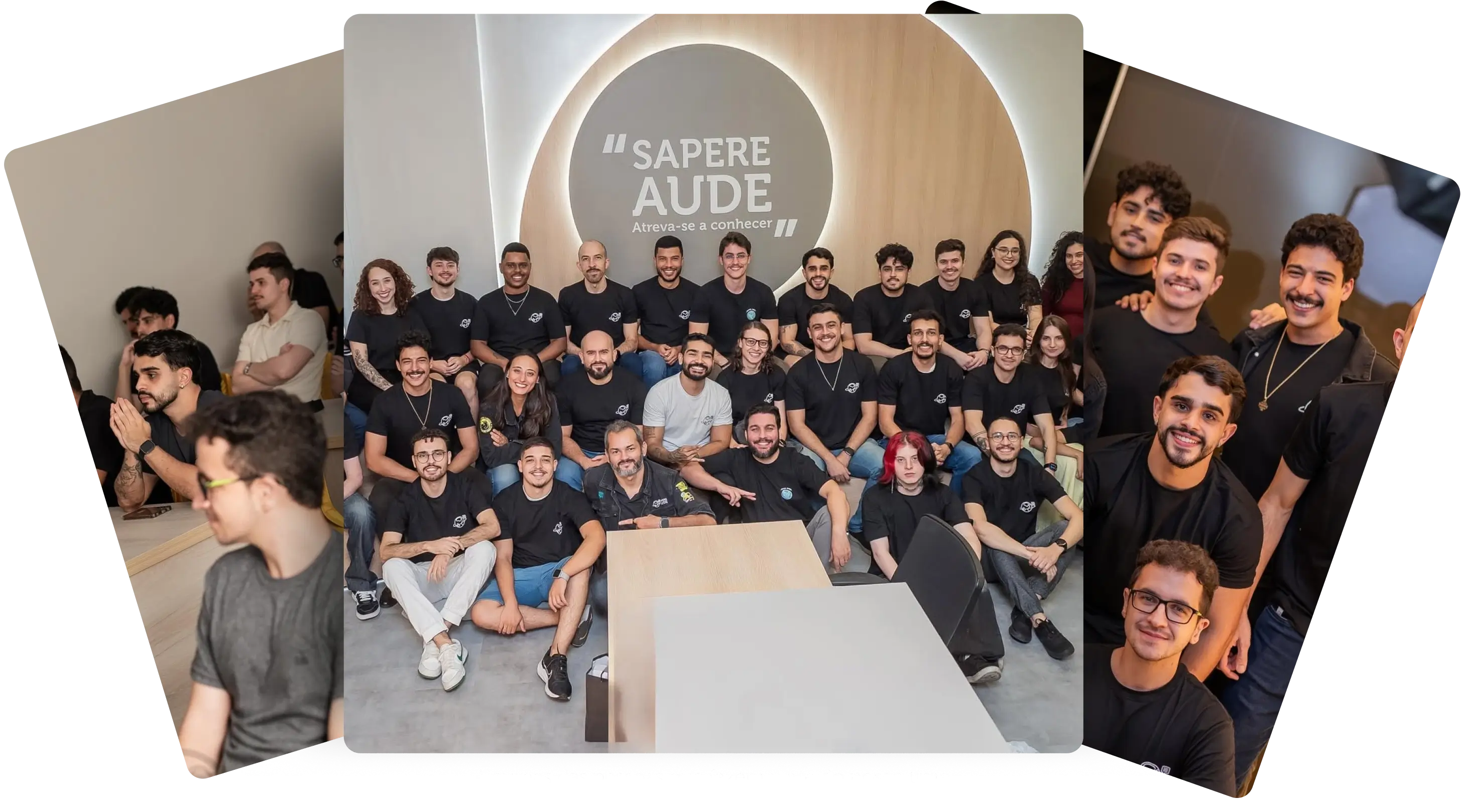 Equipe do Universo Narrado na sede em Belo Horizonte