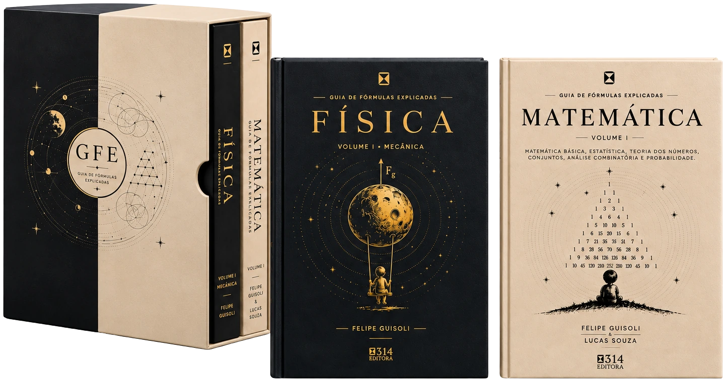 O Box do Guia de Fórmulas Explicadas, Volume 1, com os 2 livros