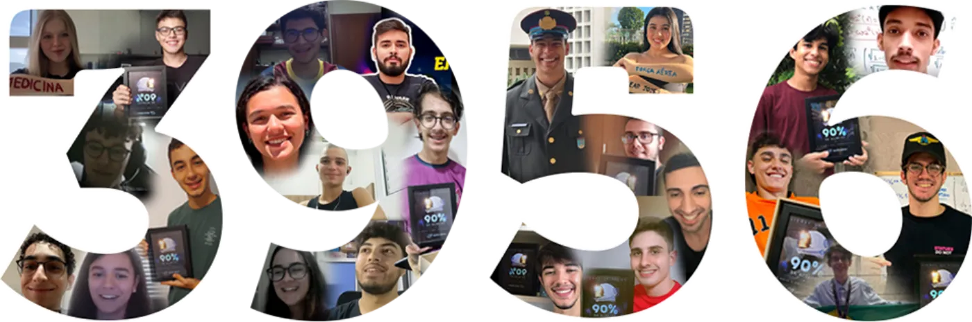 Colagem de avaliações