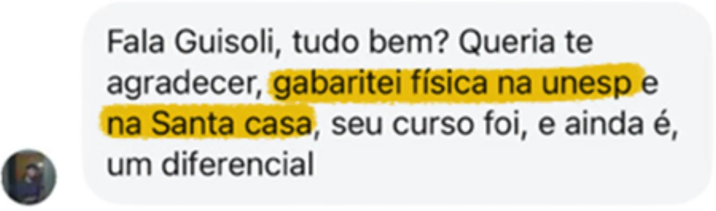 Print de conversa no Instagram
