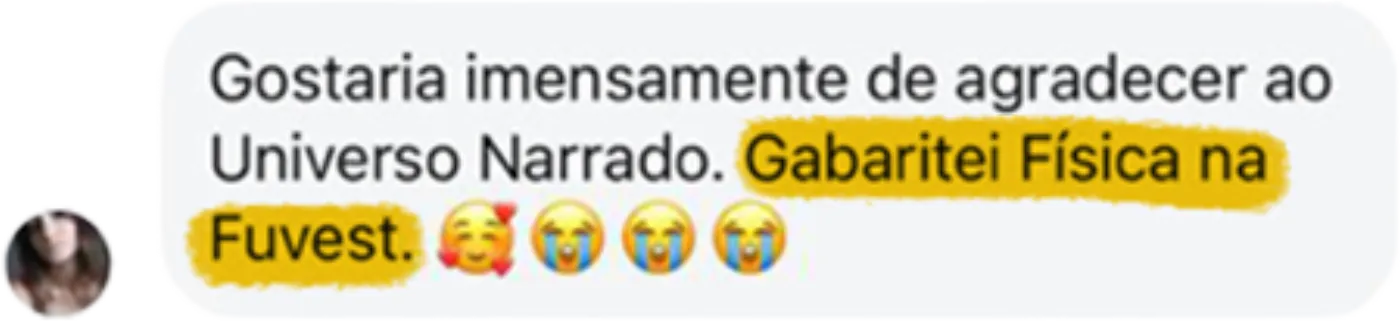 Print de conversa no Instagram