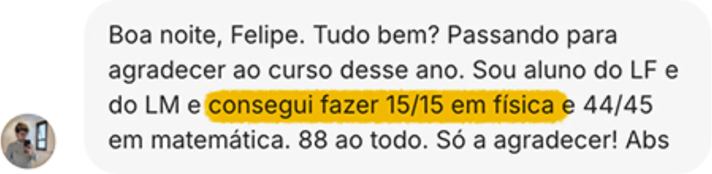 Print de conversa no Instagram