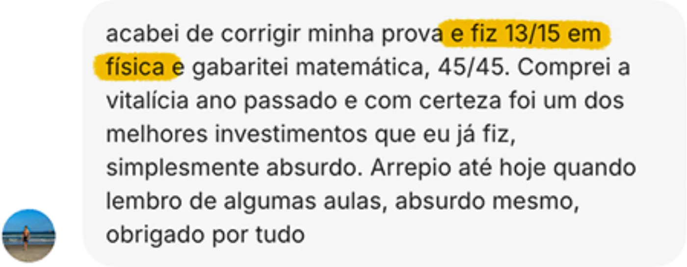 Print de conversa no Instagram