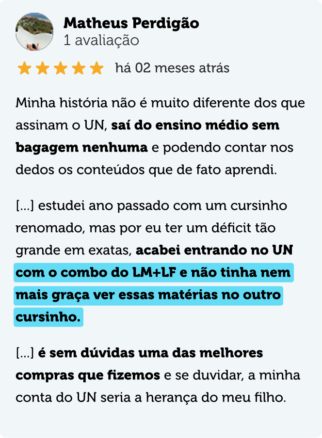 Avaliação no Google - print