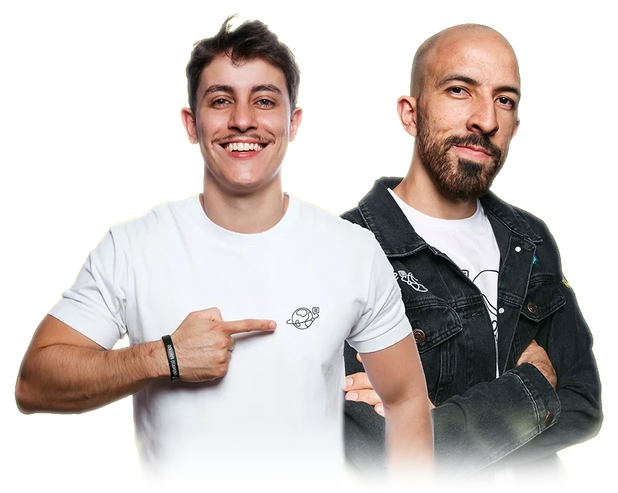 Felipe e o Engenheiro, professores do Universo Narrado