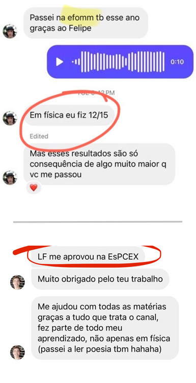 Depoimento de estudante do Universo Narrado Militares